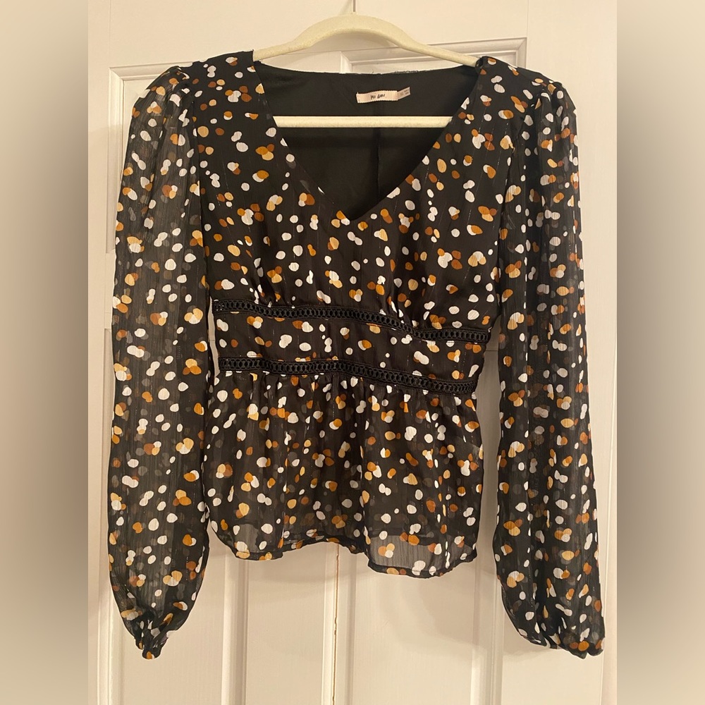Polka dot long sleeve